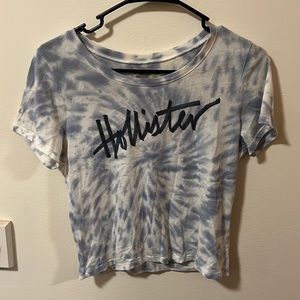 Hollister small blue tie dye T shirt